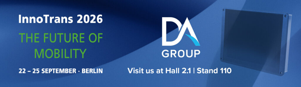 DA-Group to showcase new DAVED T6 driver’s displays at InnoTrans inntorans